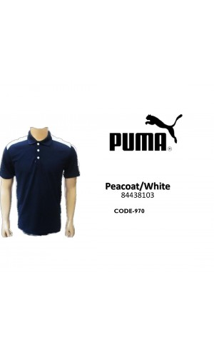 Puma Tshirt Polo Blue/white Designer  84438103